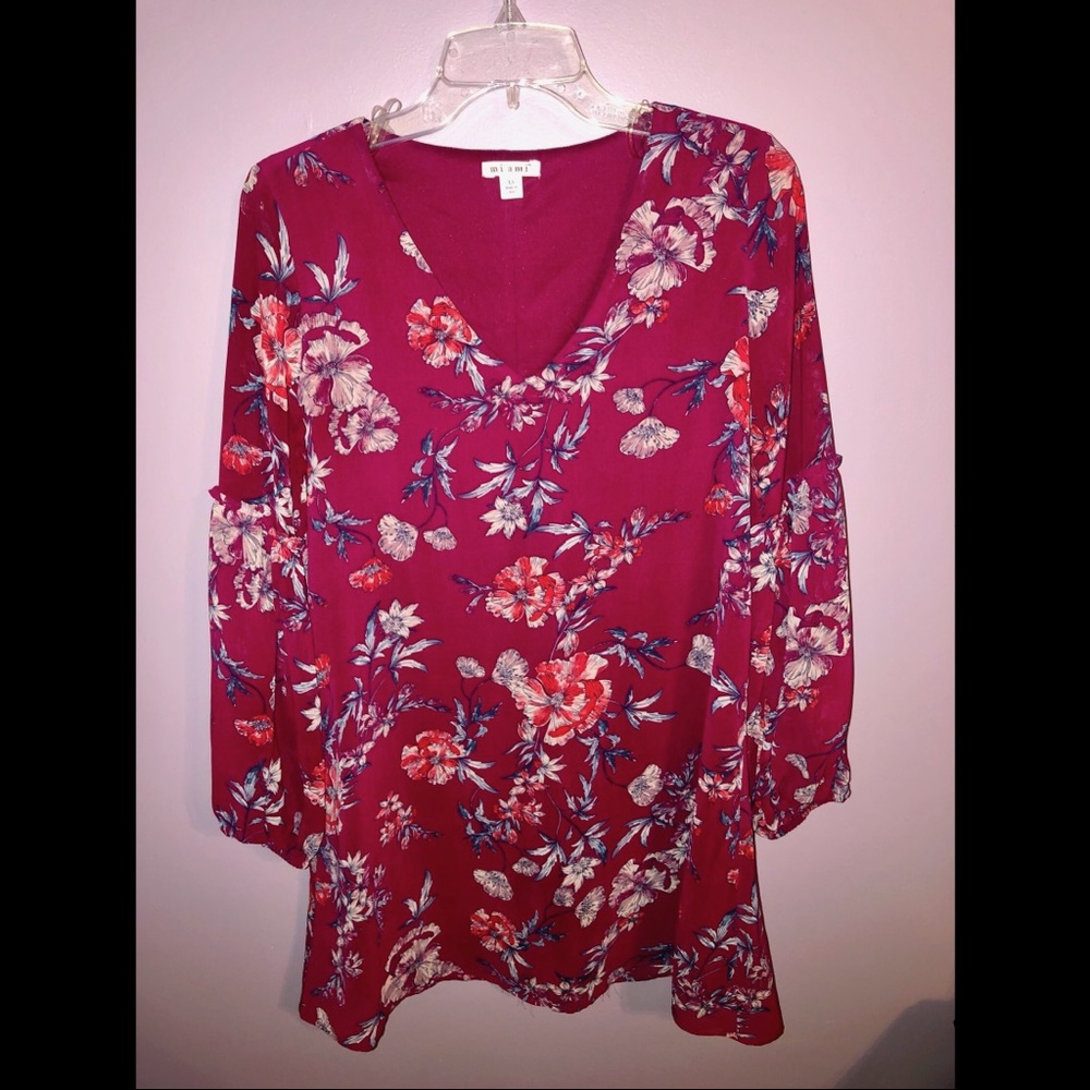 Francesca’s ‘Miami’ long bell sleeve dresss